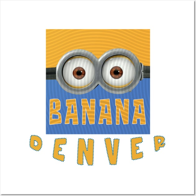 MINION BANANA USA DENVER Wall Art by LuckYA